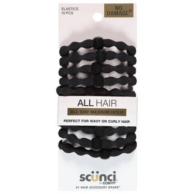 Conair Elastic Text W/beads All Hair - 10 PK - Image 1