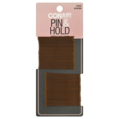 Conair Styling Essentials Bobby Pins Brown Curved - EA - Image 1