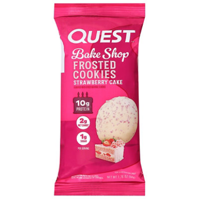 Quest Frosted Cookies Strawberry Cake - 1.76 OZ - Image 2