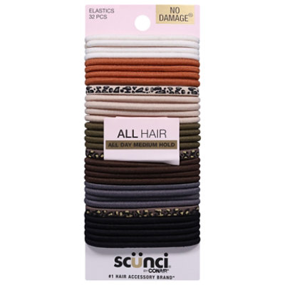 Scunci Elastic Print No-damage - 32 PK - Image 2