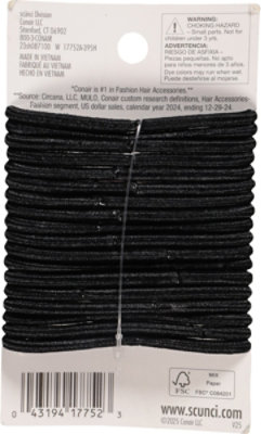 Scunci Elastics Black No Damage - 18 PK - Image 3