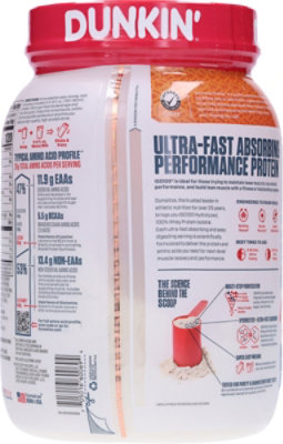 Dymatize Iso 100 1.34lb Dunkin Glazed Donut - 21.5 OZ - Image 5