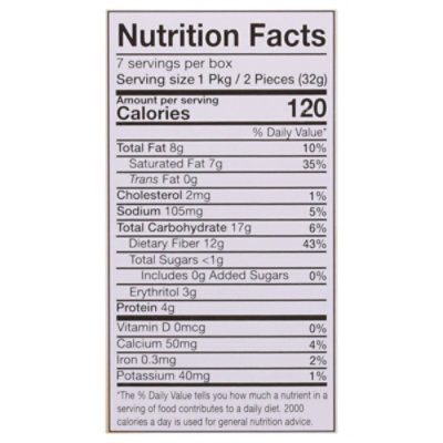 Keto Wise Fat Bomb Crispy Caramel Multipack - 7.9 OZ - Image 4