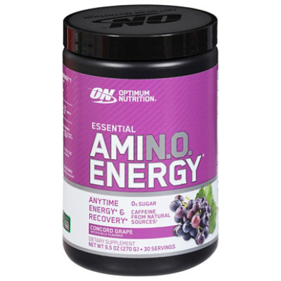 Optimum Amino Energy Grape - 9.5 OZ - Image 2