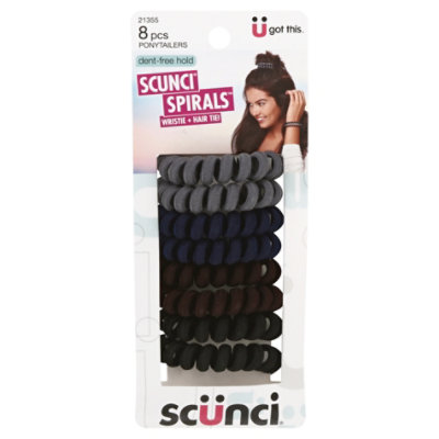 Conair Twister Spiral Fabric Covered - 8.00 PK - Image 1