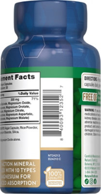 Nt Magnesium Advanced 10-in-1 Complex Capsules - 60 CT - Image 4