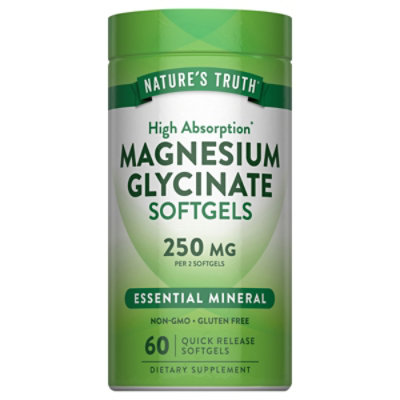 Nt Magnesium Gylcinate 250mg Softgels - 60 CT - Image 2