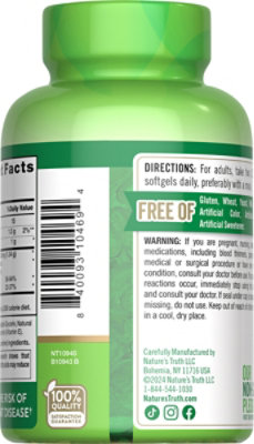 Nt Fish Oil 1300mg Mini Lemon Softgels - 100 CT - Image 5