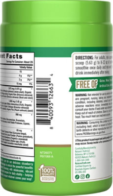 Nt Organic Greens Powder Strawberry Kiwi - 5.18 OZ - Image 4