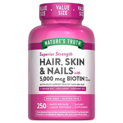 Nt Hair Skin & Nails Softgels - 250 CT - Image 2