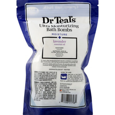 Dr Teal S Soothing Lavender Ultra Moisturizing Bath Bombs - 5 CT - Image 4