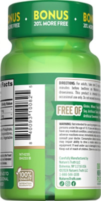 Natures Truth Melatonin 10 Mg Plus L-theanine Sleep Aid Tablets - 72 CT - Image 4