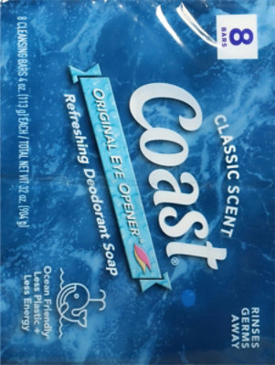 Coast Bath Bar Classic Scent 8pk - 32 OZ - Image 5
