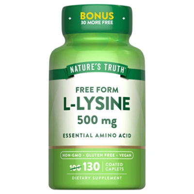 Natures Truth L-lysine 500mg Tabs - 130 CT - Image 1