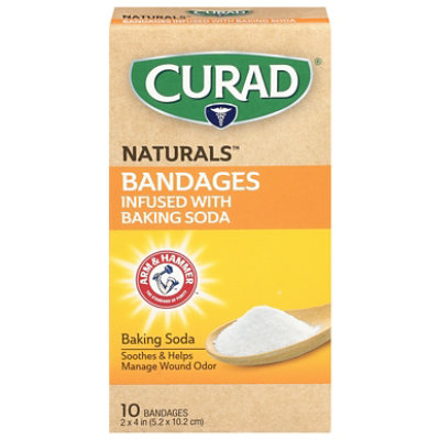 Curad Natural Arm &hammer Baking Soda Pad - 10 CT - Image 1