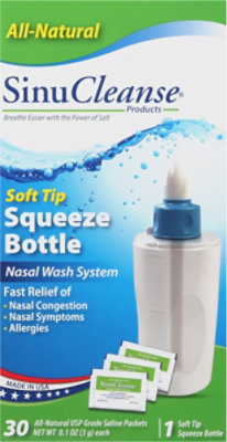 Sinucleanse Systems  Squeeze Nasal Wash Kit - 30 CT - Image 2