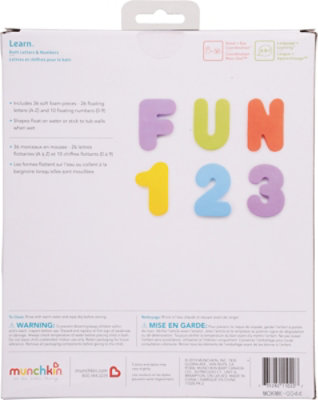 Munchkin Bath Letters And Numbers Toy Set - EA - Image 4