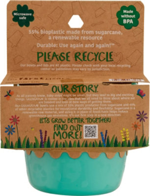 The First Years Green Grown Toddler Bowls Neutral - 4.00 CT - Image 4