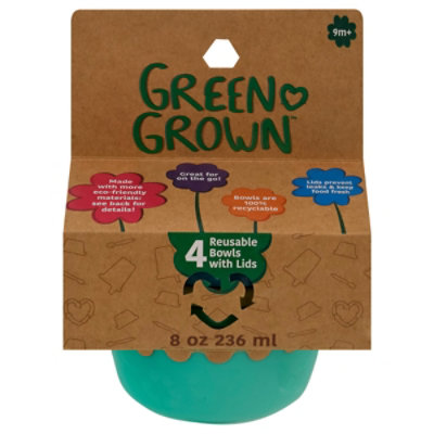 The First Years Green Grown Toddler Bowls Neutral - 4.00 CT - Image 1