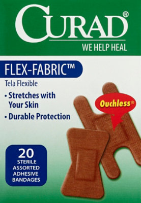 Curad Flex-fabric Bandages Fingertip/knuckle - 20 CT - Image 2