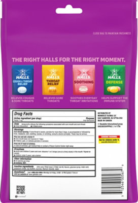 Halls Soothing Cool Berry Drops - 70 Count - Image 6