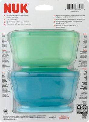 Nuk Bowls Suction Neutral - 2.00 PK - Image 4
