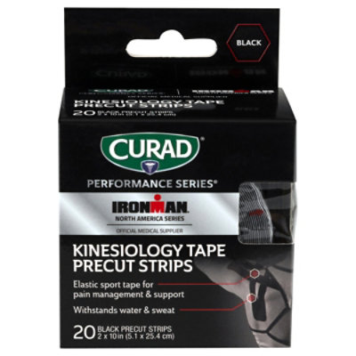 Curad Ironman Kinesiology Strips Black - 20 CT - Image 2
