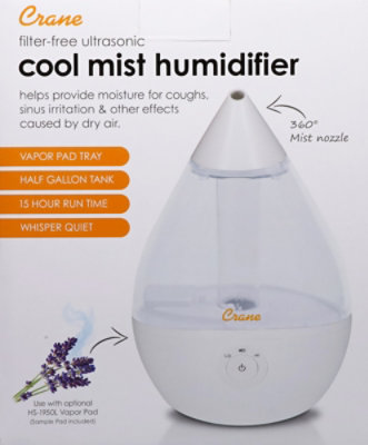 Crane Humdifier Cool Mist Ultrasonic - EA - Image 4
