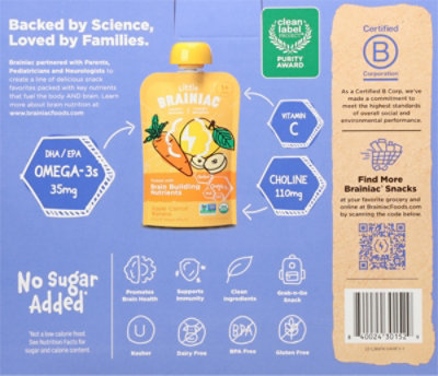 Little Brainiac Fruit&veggie Blend Variety Pack - 21 OZ - Image 6