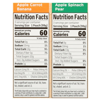 Little Brainiac Fruit&veggie Blend Variety Pack - 21 OZ - Image 4