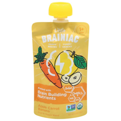 Little Brainiac Apple Carrot Banana Blend - 3.5 OZ - Image 1