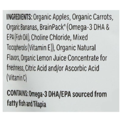 Little Brainiac Apple Carrot Banana Blend - 3.5 OZ - Image 5