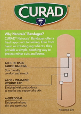 Curad Natural Aloe Bandage - 30 CT - Image 3
