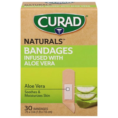 Curad Natural Aloe Bandage - 30 CT - Image 1