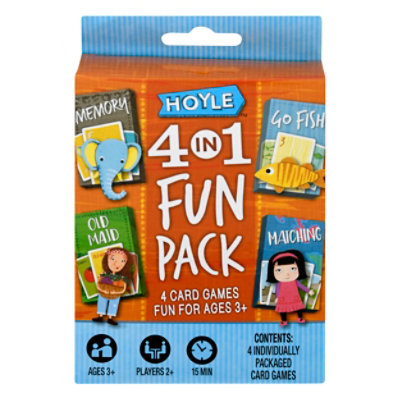 Us Playing Cards Hoyle 4 In 1 Fun Pack - EA - Image 3