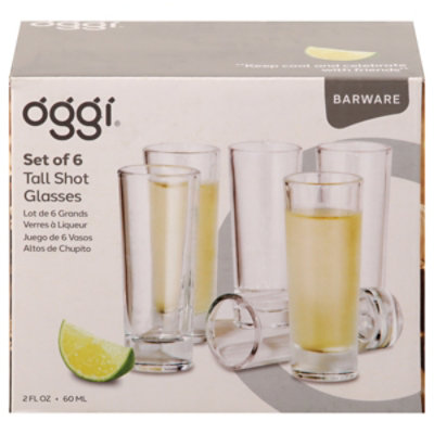 Oggi Tall Shot Glasses 7pk - EA - Image 1