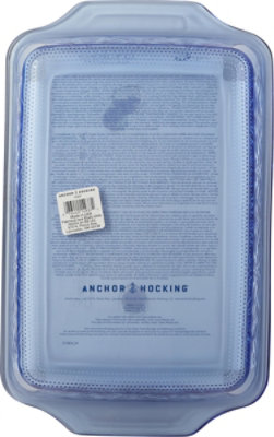 Anchor Hocking Laurel Embossed Bake Dish Coastal Blue - EA - Image 3