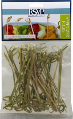 Rsvp Bamboo Knot Picks - 50 CT - Image 2