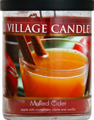 Village Candle Jar Mulled Cider - 14 OZ - Image 2