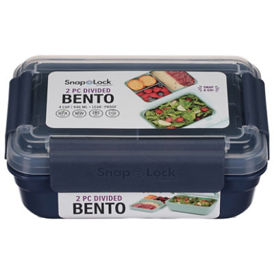 Progressive Snap&lock Divided Bento With Tray - 2 PK - Image 2