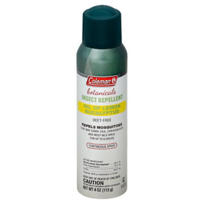 Coleman Lemon Eucalyptus Spray - 4 OZ - Image 1