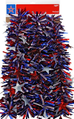 Youngcraft Red White & Blue Star Garland - EA - Image 2