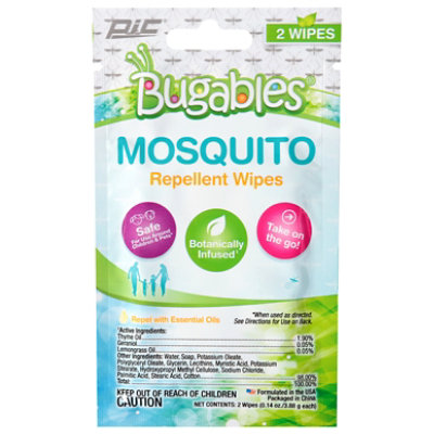 PIC Mosquito Repellnt Wipe 2 Count-Each - Image 2
