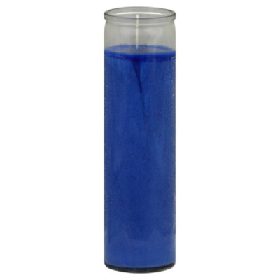 St Jude Clr Glass Blue Wax - EA - Image 1