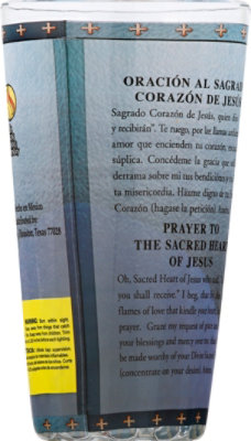 St Jude Candle Co St Jude Drinking Glass Sacred Heart Of Jesus - EA - Image 4