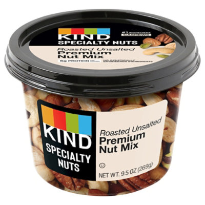 Kind Specialty Nuts Roasted Unsalted Premium Mix - 9.50 OZ - Image 1