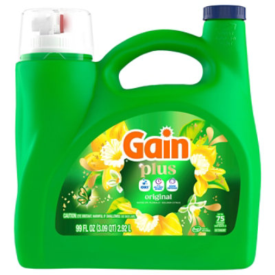Gain Liquid Laundry Detergent He, Original Scent - 99 Fl. Oz. - 99 FZ - Image 2