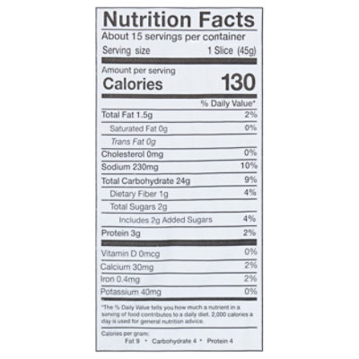 Izzio Organic Classic White Bread - 24 OZ - Image 3