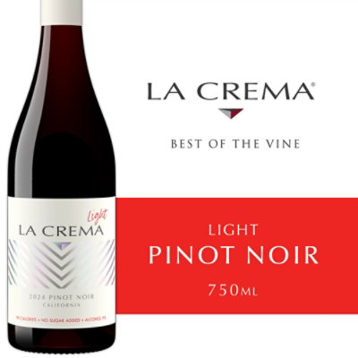 La Crema Light Pinot Noir - 750 ML - Image 1
