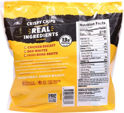 Wilde Snacks Protein Chips Waffle 4ct - 5.4 OZ - Image 6